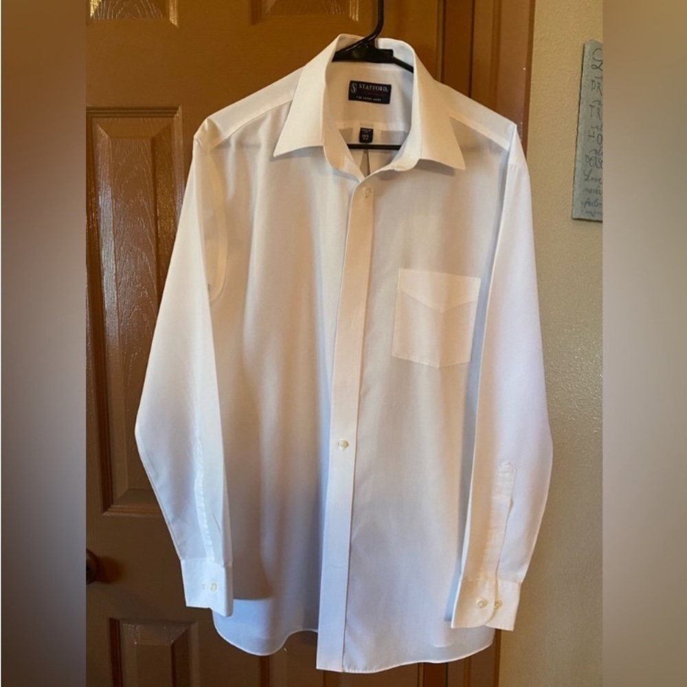 Mens Large Stafford Dress Shirts